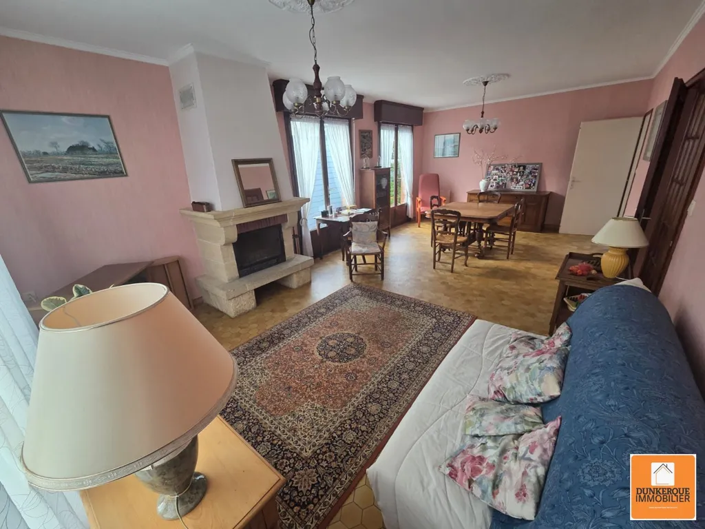 Séjour - Maison individuelle avec terrasse à Leffrinckoucke