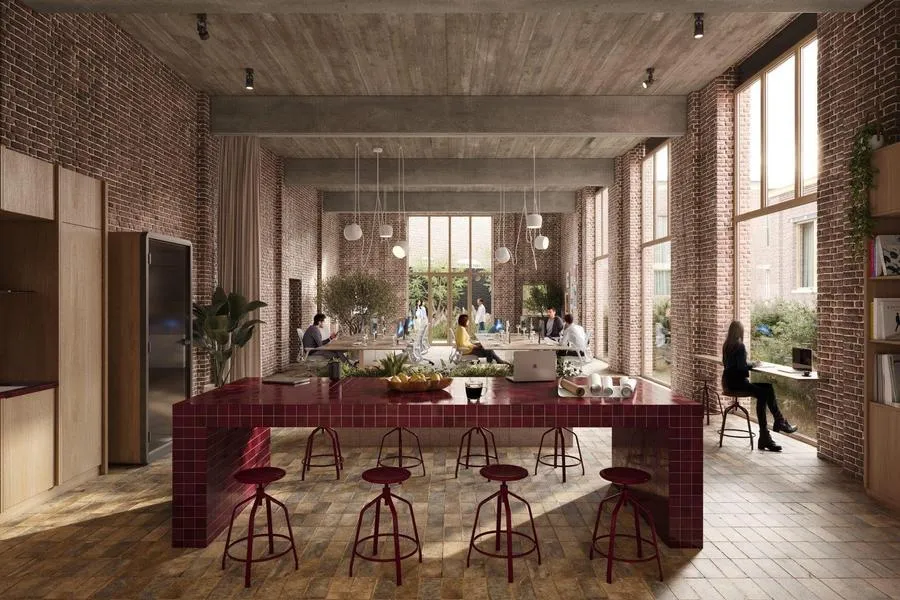 Salle à manger - Bureau à Construire avec Parking à Kortrijk