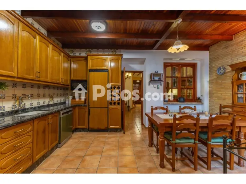 Kitchen - Restored Rustic House with Garden in Carcaixent