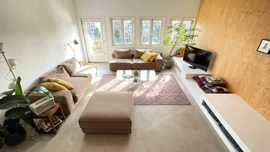 Soggiorno - Apartment on Amstel River in Amsterdam