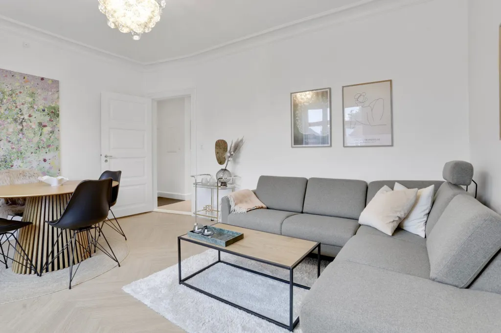 Séjour - Apartment with Brick Facade in Aalborg