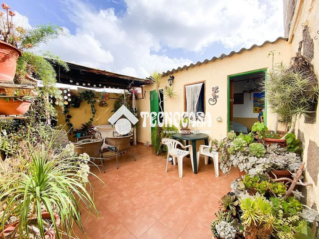 Terrasse - Apartment with Terrace in Gáldar