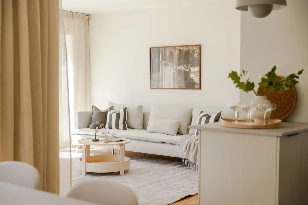 Living Room - Modern Flat with Private Terrace in Skurup