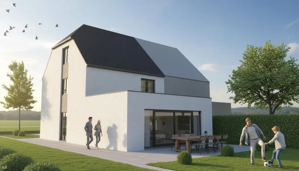 Nouvelle Construction Semi-ouverte à Grimbergen