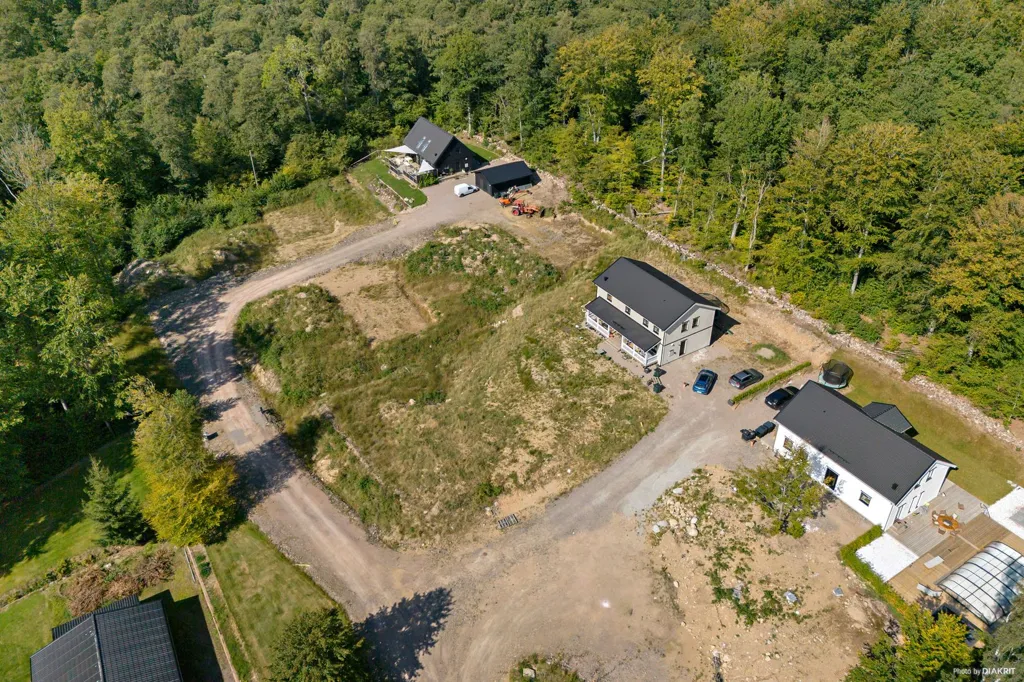 Aerial - Customisable Villa in Svenstorp, Skåne