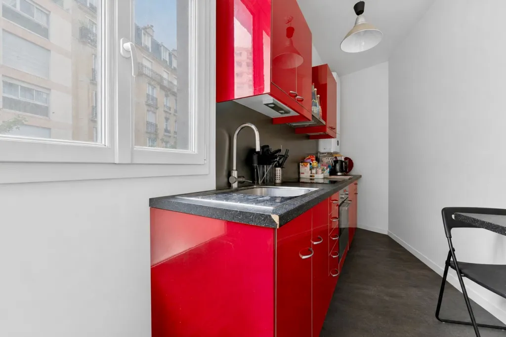Köök - 2-Bedroom Parisian Flat in Croulebarbe
