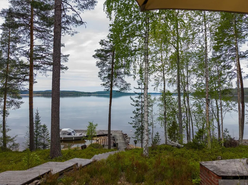 Terrasse - Cottage with Sauna and Lake View in Jyväskylä