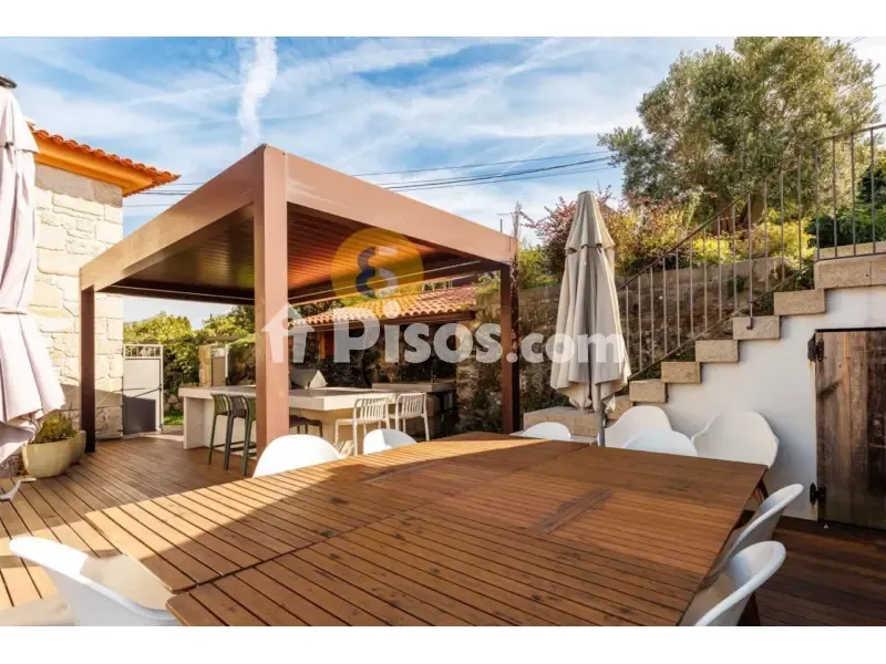 Terrasse - Chalet with Sea Views in Prado, Nigrán