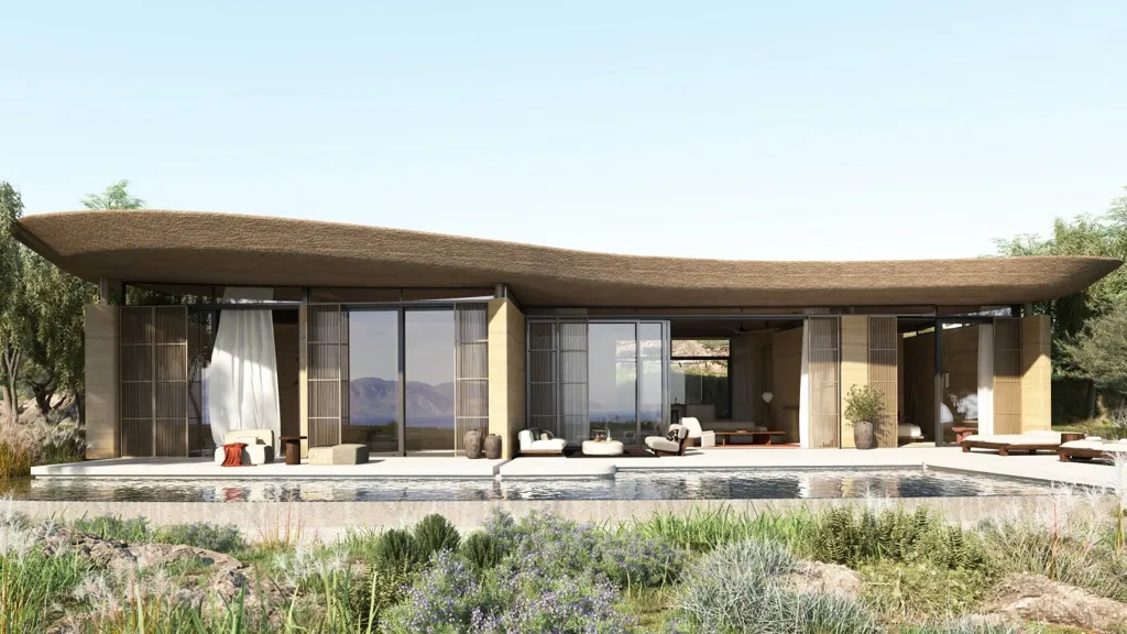 Hilltop Flat with Sea Views in Elounda