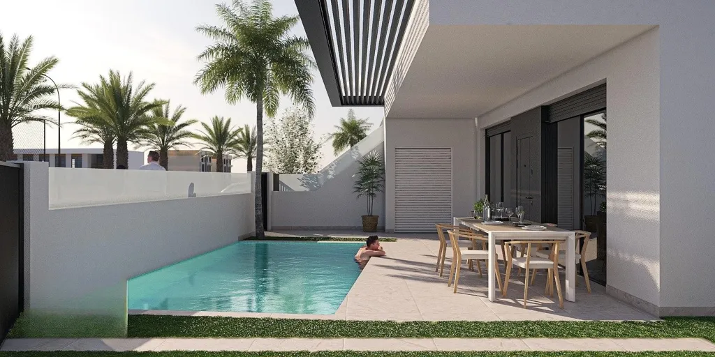 Bassein - Beachfront Apartments with Pool in San Pedro del Pinatar