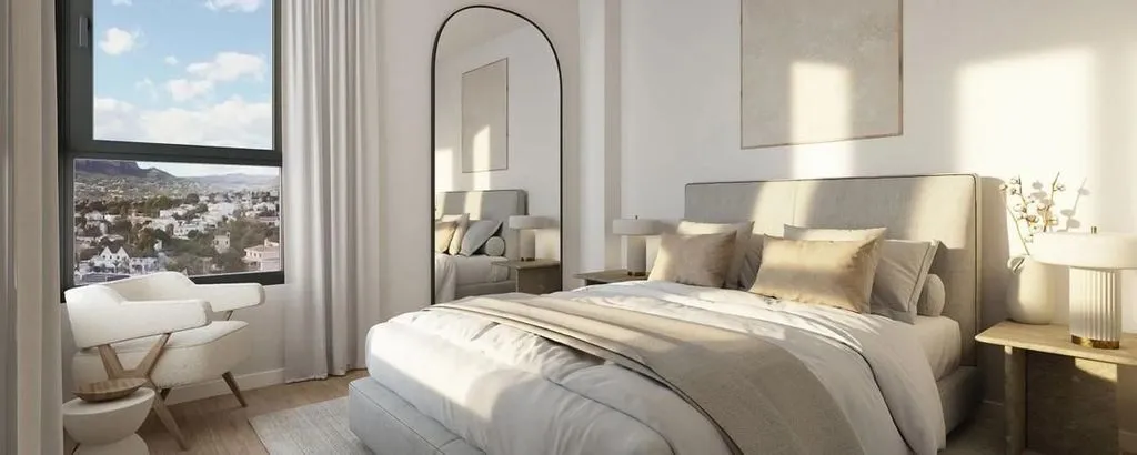 Bedrooms - Luxury 3-Bedroom Apartment with Pool in Calpe