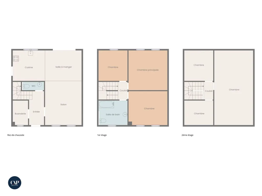 Plan - Maison Neuf avec Terrasse à l'Écart des Champs