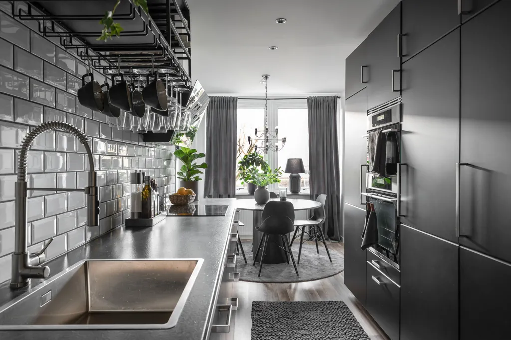 Cuisine - Renovated Apartment with Balcony in Helsingborg