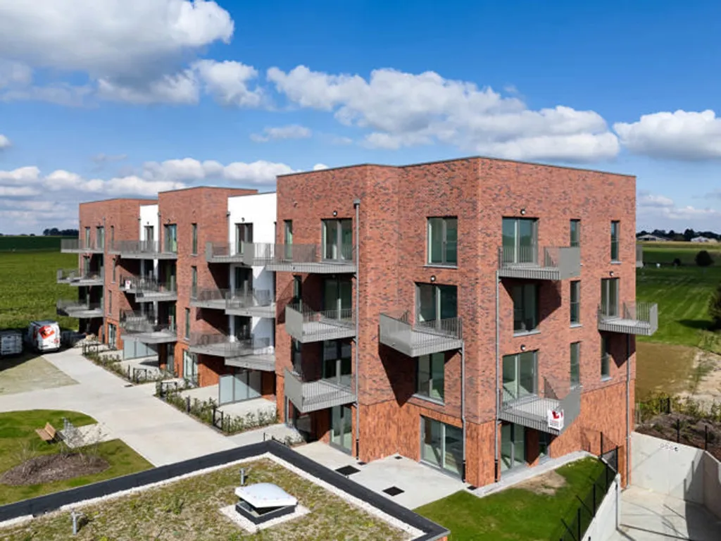 Vue aérienne - Appartements Neufs avec Vues sur les Champs à Gembloux