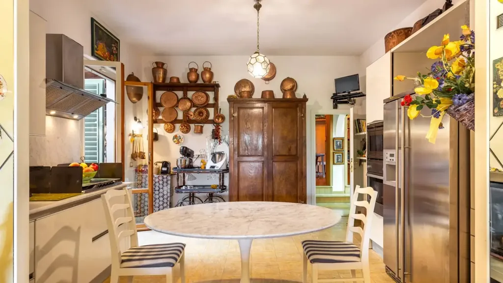 Köök - Luxury Villa with Private Garden in Reggello