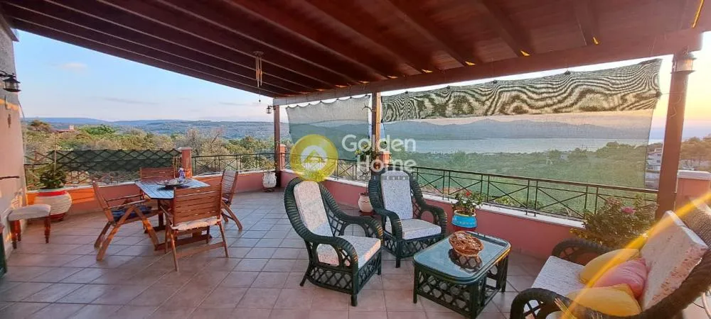 Terrass - Villa with Sea View in Theologos