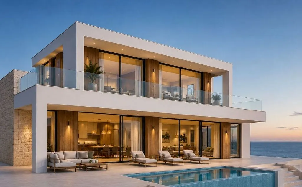 Piscine - New Build Chalet with Pool in Cunit