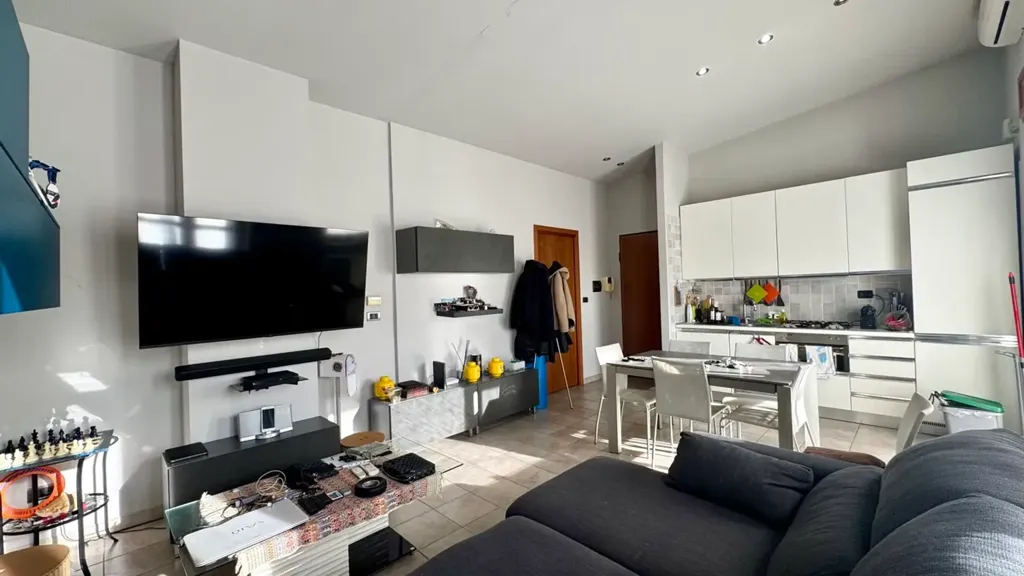 Séjour - Panoramic Apartment with Terrace in Torino
