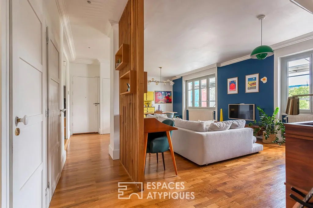 Séjour - Appartement de Caractère avec Vues sur la Saône à Lyon