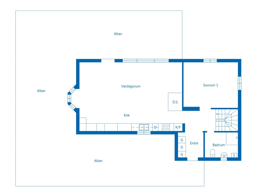 Plan - Charming Villa with Garden in Vätö