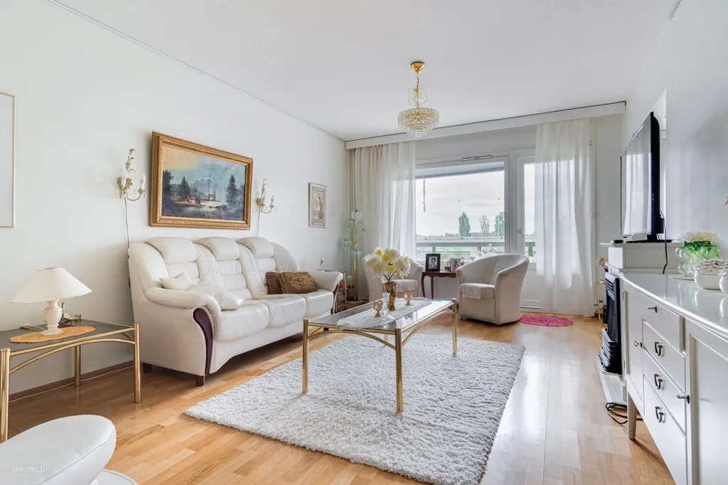 Living Room - City Centre Apartment with Balcony in Helsinki