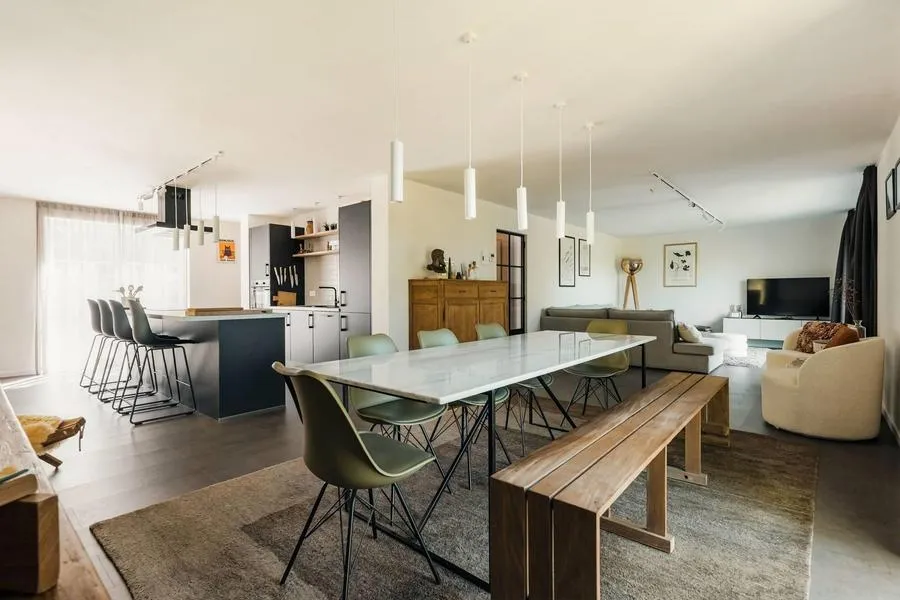 Dining Room - New Villa with Sauna in Beauraing