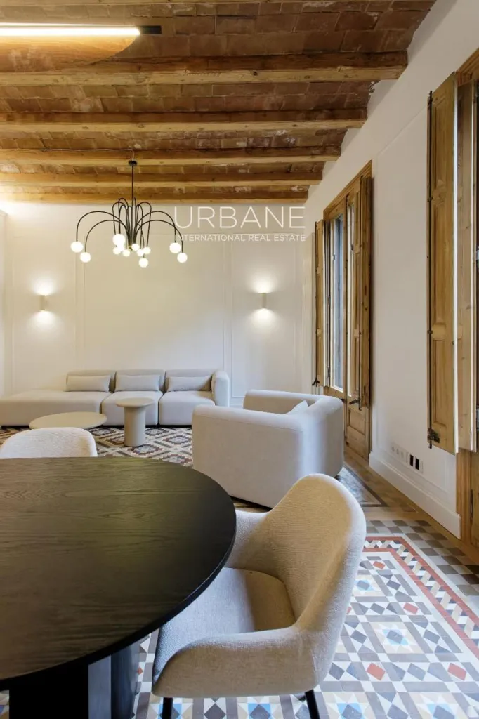 Sala da pranzo - Renovated Flat with Terraces in Eixample, Barcelona