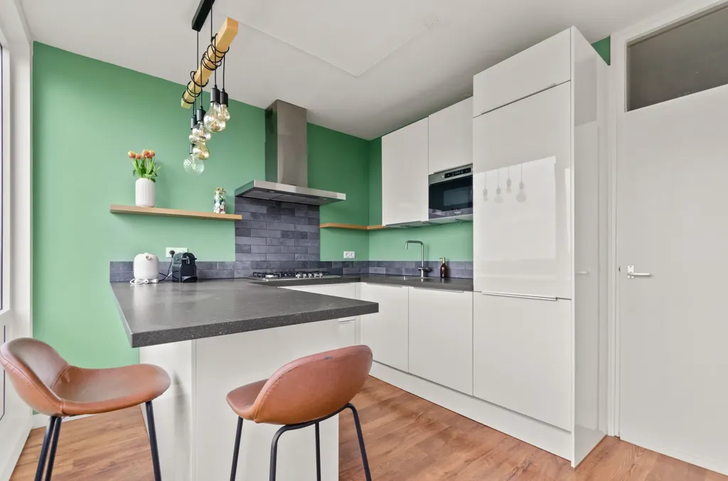 Cuisine - Apartment with City View on Dommeringdreef, Utrecht