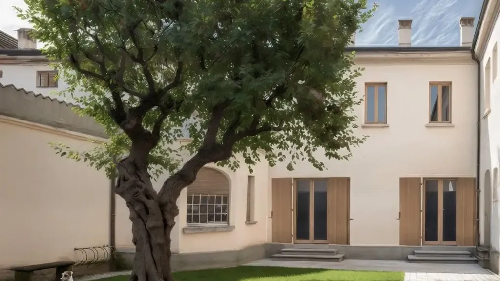 Giardino - Rustic-Style Apartment with Garden in Faenza
