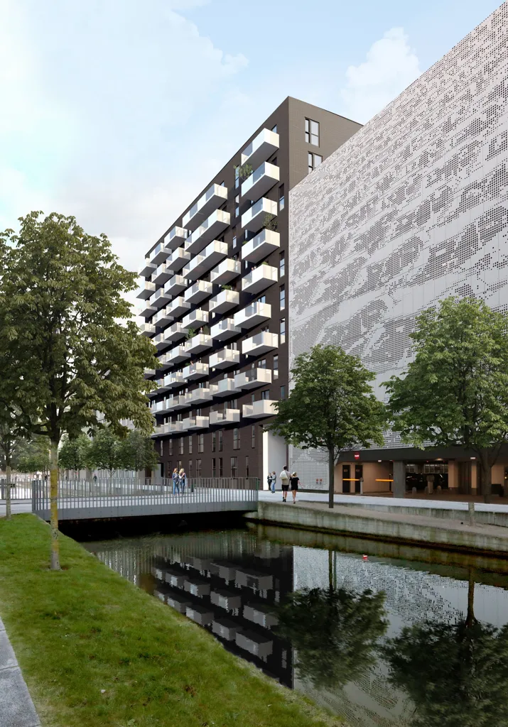 Exterior - Modern Flat with Balcony in Ørestad