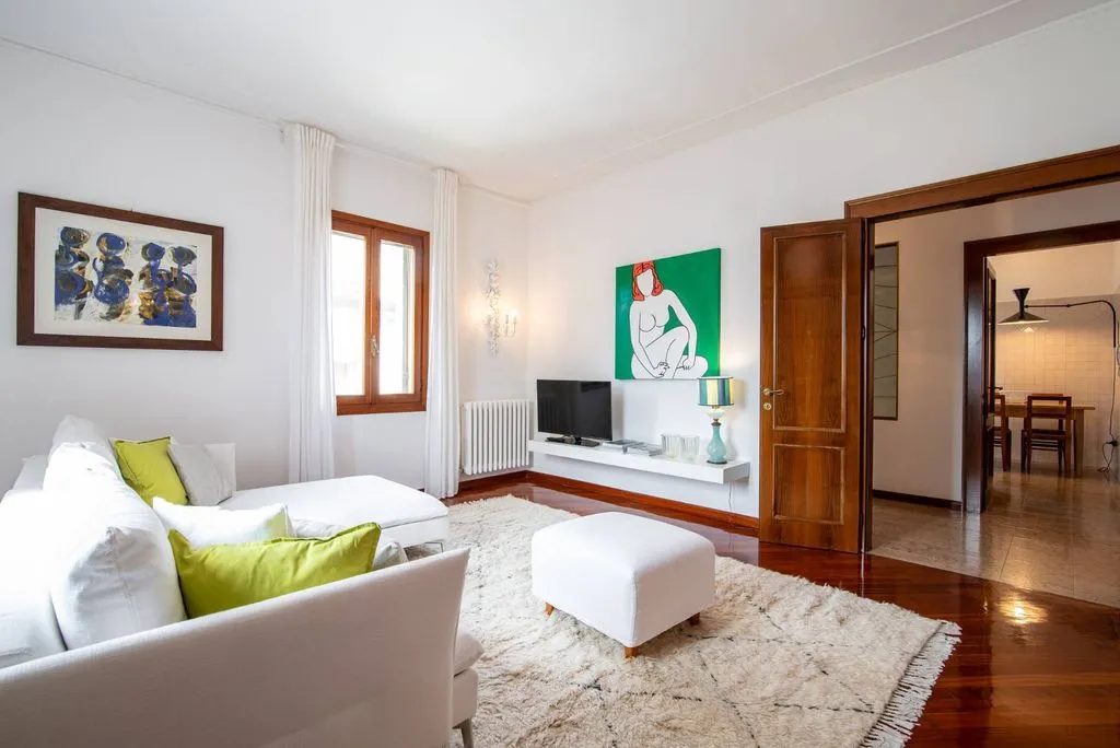 Living Room - Luxury Penthouse with Terrace in Venice