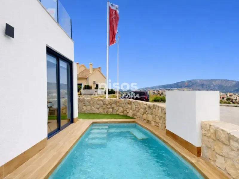 Bassein - Modern Mediterranean Chalet with Golf Course View in Algorfa