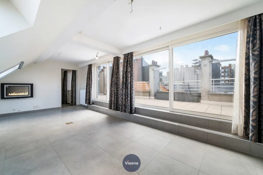 Séjour - Duplex Penthouse avec Terrasse à Oostende
