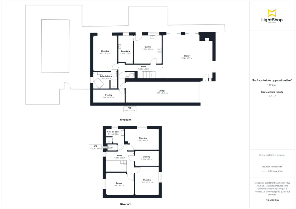 Floor Plan - Family House with Pool in Mérignac
