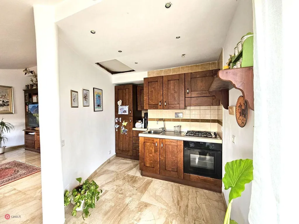 Cuisine - Rustic Attico with Terrazzo in Ciampino