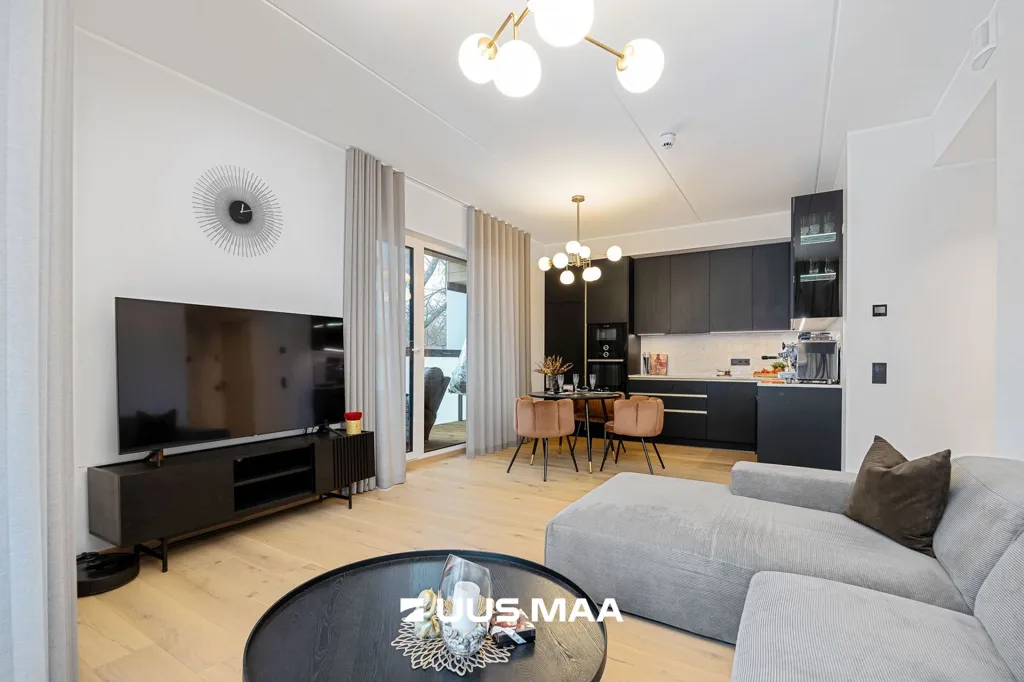 Séjour - New Building Apartment with Park View in Pirita