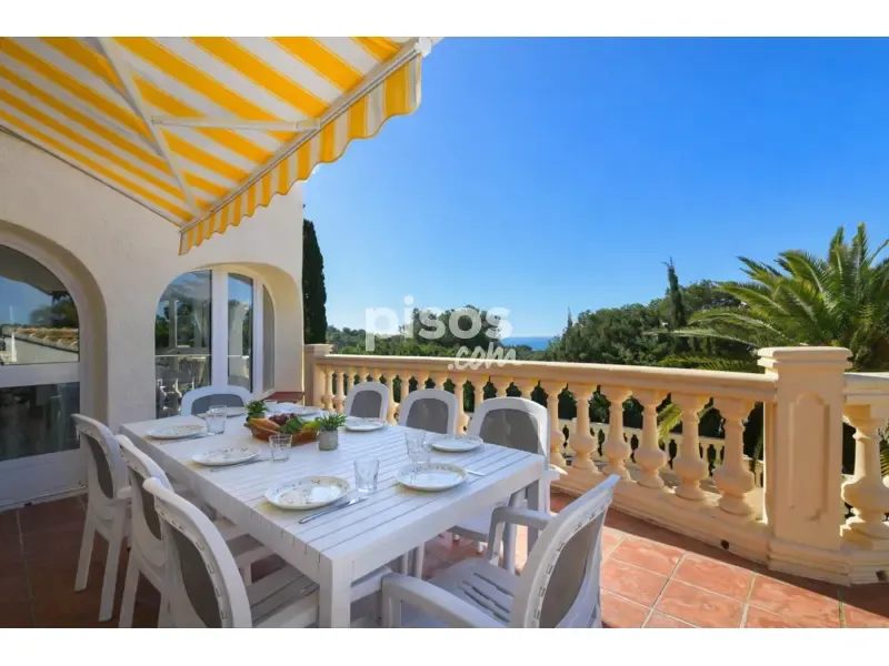 Terrasse - Classical Villa with Sea View in Jávea