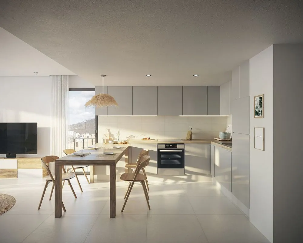 Söögituba - New Apartment with Pool in Sant Antoni
