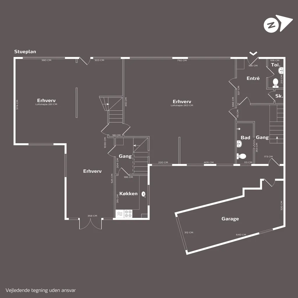 Grundriss - Villa with Development Potential in Slangerup