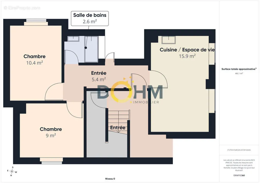Plan - Immeuble avec 3 Appartements en Centre Bourg à La Chaise-Dieu