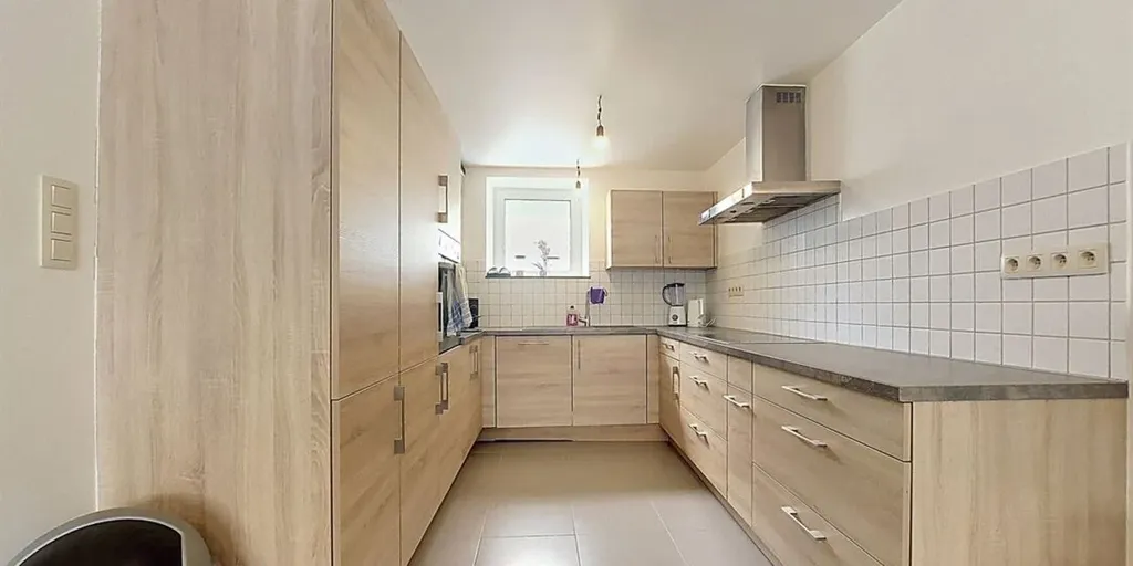 Köök - Bright Apartment with Terrace in Freylange
