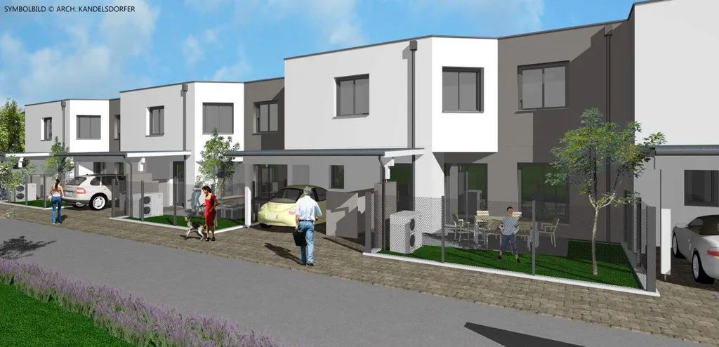 Row House with Energy Efficiency in Parndorf