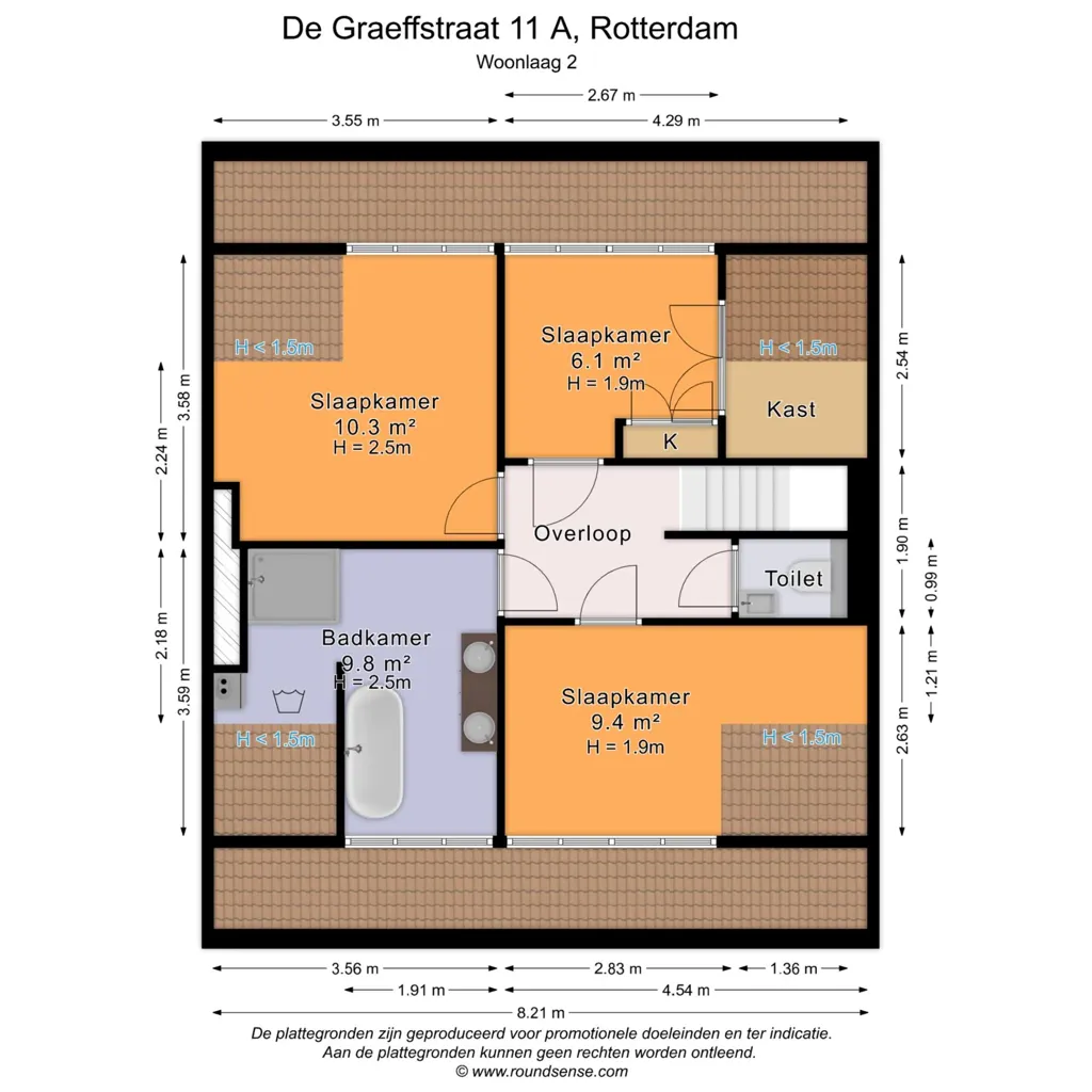 Plan - Renovated Apartment with Balcony in Blijdorp