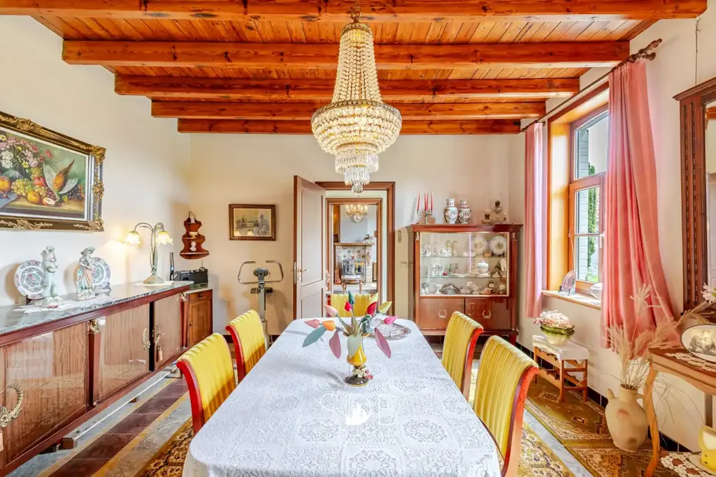 Salle à manger - Hoeve Authentique avec Grasland à Waregem
