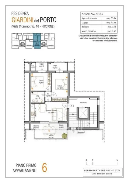 Newly Constructed Apartment with Balcony in Riccione