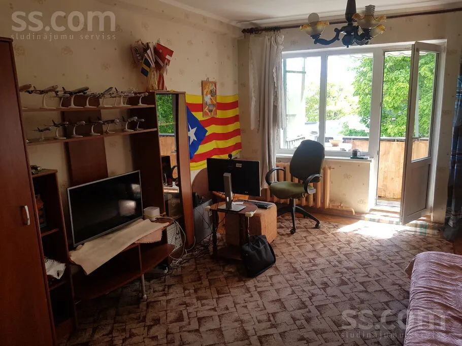 Camere da letto - One-Bedroom Flat with Balcony in Purvciems