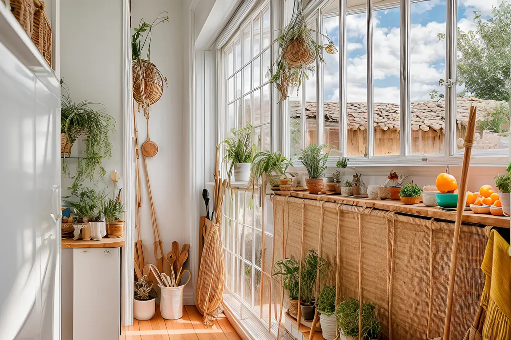Köök - Bright Flat with Tram Access in Montpellier Centre