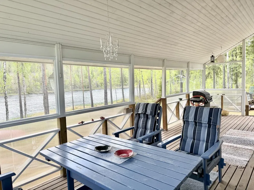 Terrasse - Cottage with Private Lakefront in Töysä