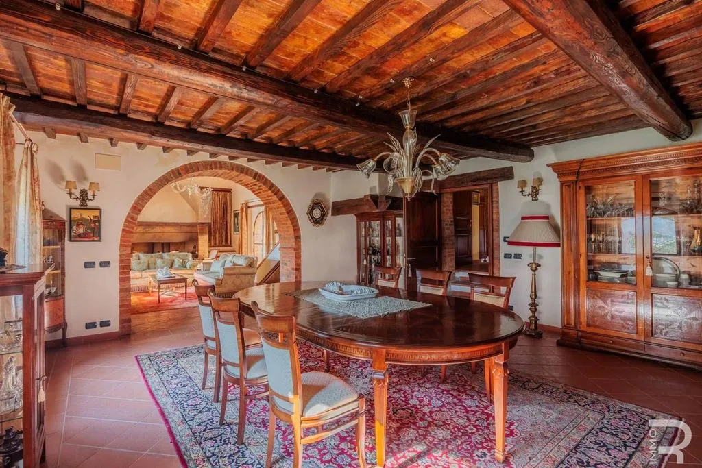 Salle à manger - Luxury Villa with Pool in Sinalunga, Tuscany