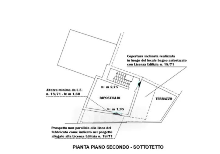 Floor Plan - Three-Level Villa with Terrace in Silanus